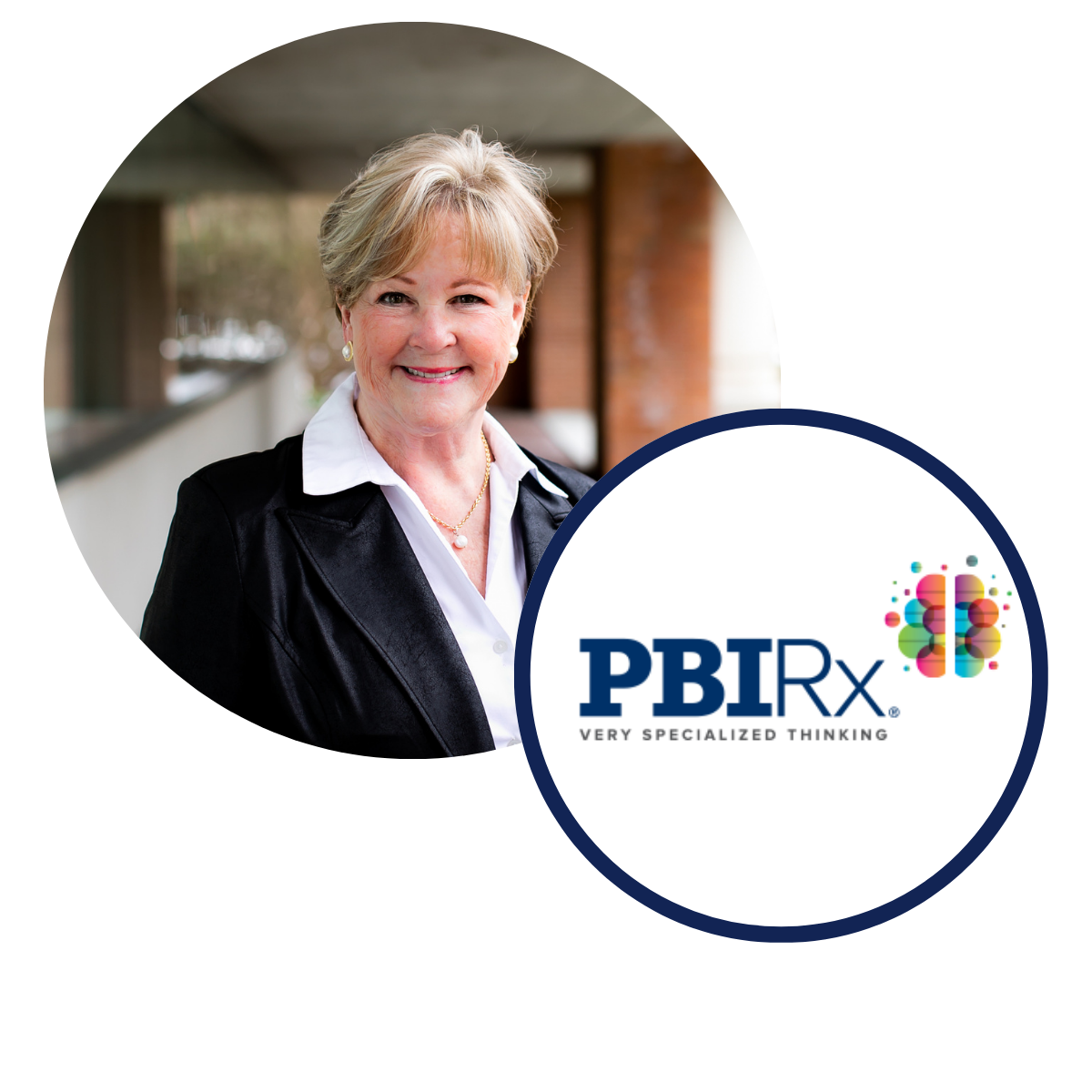 Pat headshot with Circle logo